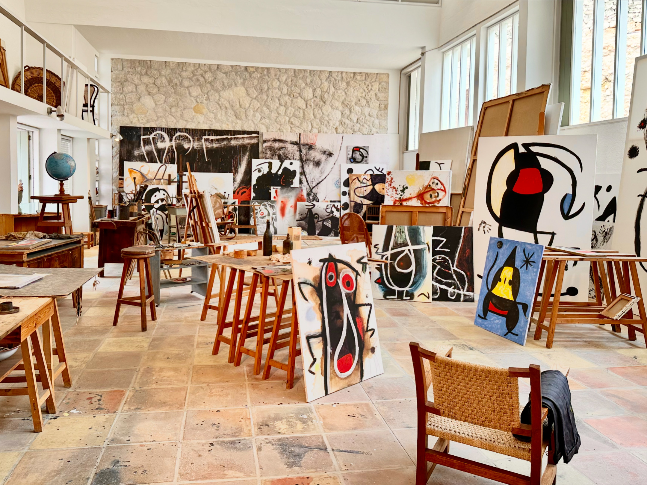 Mirò e il suo studio